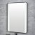 Orbit Mono Soft Square Colour Changing Bathroom Mirror with Demister Pad 700mm H x 500mm W