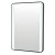 Orbit Mono Soft Square Colour Changing Bathroom Mirror with Demister Pad 700mm H x 500mm W