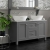 Orbit Harrogate Montpelier Vanity Unit with Worktop 1200mm Wide and Two Countertop Basin | Thumbnail Image