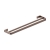 Orbit Monza Double Towel Bar Rail 598mm Wide - Brushed Bronze