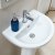 Orbit Omni Basin with Full Pedestal 500mm Wide - 1 Tap Hole