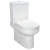 Orbit Omni Comfort Height Close Coupled Toilet with Push Button Cistern - Wrapover Soft Close Seat
