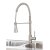 Orbit Tirare Kitchen Sink Mixer Tap - Brushed Nickel