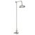 Orbit Traditional Thermostatic Exposed Mixer Shower with Adjustable Riser Rail and Fixed Head - Chrome