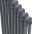 Orbit Noble Anthracite Vertical 2-Column Radiator