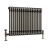 Orbit 2 Column Designer Horizontal Radiator 600mm H x 830mm W - Raw Metal