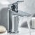 Orbit Muro Mono Basin Mixer Tap with Push Button Waste - Chrome