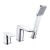 Orbit Muro 3-Hole Bath Shower Mixer Tap Deck Mounted - Chrome | Thumbnail Image