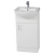 Orbit Verona Floor Standing 1-Door Vanity Unit with Basin 455mm Wide - Gloss White