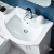 Orbit Verona Floor Standing 2-Door Vanity Unit with Basin 550mm Wide - Gloss White