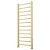 Orbit Vibe Brushed Brass Straight Heated Ladder Towel Rail