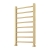 Orbit Vibe Brushed Brass Straight Heated Ladder Towel Rail
