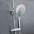 Orbit Vizion Curved Thermostatic Bar Mixer Shower with Shower Kit and Fixed Head - Chrome