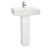 Orbit Vola Basin with Full Pedestal 570mm Wide - 1 Tap Hole
