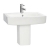 Orbit Vola Basin with Semi Pedestal 570mm Wide - 1 Tap Hole