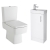 Bliss Furniture Bathroom Suite with Floor Standing Vanity Unit - 400mm Wide