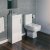 Bliss Furniture Bathroom Suite with Floor Standing Vanity Unit - 400mm Wide