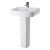 Bliss Complete Bathroom Suite with 1700mm x 735/900mm RH B-Shaped Shower Bath