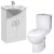Ivo Furniture Bathroom Suite with Vanity Unit - 550mm Wide