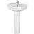 Ivo Modern Complete Bathroom Suite with L-Shaped Bath 1700mm - Right Handed