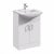 Mayford Modern Complete Bathroom Furniture Suite with B-Shaped Bath 1700mm - Left Handed