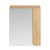Nuie Athena Mirrored Cabinet (75/25) 600mm Wide - Natural Oak