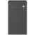 Nuie Athena Back to Wall WC Toilet Unit 500mm Wide - Gloss Grey | Thumbnail Image
