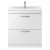 Nuie Athena Floor Standing 2-Drawer Vanity Unit with Basin-3 800mm Wide - Gloss White
