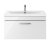 Nuie Athena Wall Hung 1-Drawer Vanity Unit with Basin-3 800mm Wide - Gloss White