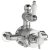 Nuie Edwardian Exposed Shower Valve Dual Handle - Chrome