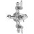 Nuie Beaumont Traditional Exposed Shower Valve Triple Handle - Chrome