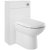 Nuie Eden Complete Furniture Bathroom Suite with B-Shaped Shower Bath 1700mm - Right Handed