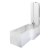 Nuie Square L-Shaped Shower Bath with Front Panel and Screen 1700mm x 700mm/850mm - Right Handed
