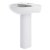 Nuie Lawton Complete Bathroom Suite with P-Shaped Shower Bath 1700mm - Right Handed