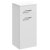Nuie Mayford Laundry Basket 350mm Wide x 300mm Deep - Gloss White