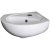 Nuie Melbourne Corner Wall Hung Basin 450mm Wide - 1 Tap Hole
