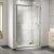 Nuie Pacific Sliding Shower Door 1000mm Wide - 6mm Glass