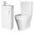 Nuie Bathroom Suite with Floor Standing Vanity Unit 400mm - 1 Tap Hole | Thumbnail Image