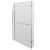Nuie Pacific L-Shaped Fixed Bath Screen with Hinged End Panel and Towel Bar 1416mm H x 815mm W - 6mm Glass