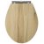 Nuie Richmond Traditional Bathroom Suite Low Level Toilet 500mm Basin 2TH - Natural Walnut Seat