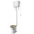 Nuie Richmond Traditional Bathroom Suite High Level Toilet 595mm Basin - 1 Tap Hole