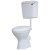 Prestige Berwick Low Level Toilet with Bottom Feed Lever Cistern - Soft Close Seat