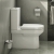 Prestige Bijoux Rimless Fully Back to Wall Close Coupled Toilet (inc Soft Close Seat) | Thumbnail Image