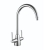 Prestige Mono Kitchen Sink Mixer Tap Dual Handle Deck Mounted - Polished Chrome