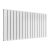 MaxHeat Pulse White Horizontal Designer Radiator