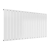 MaxHeat Pulse White Horizontal Designer Radiator