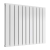 Prestige Boston Double Designer Horizontal Radiator 600mm H x 770mm W - Gloss White