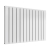 Prestige Boston Double Designer Horizontal Radiator 600mm H x 910mm W - Gloss White | Thumbnail Image