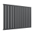 Prestige Boston Single Designer Horizontal Radiator 600mm H x 910mm W - Anthracite