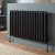 Prestige Calgary Horizontal Aluminium Radiator 600mm H x 1360mm W - Black | Thumbnail Image